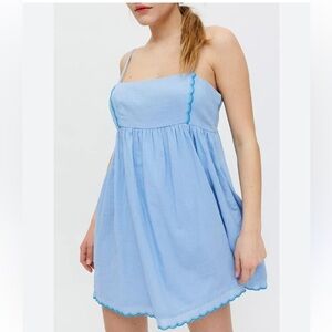 Urban Outfitters scalloped hem dress